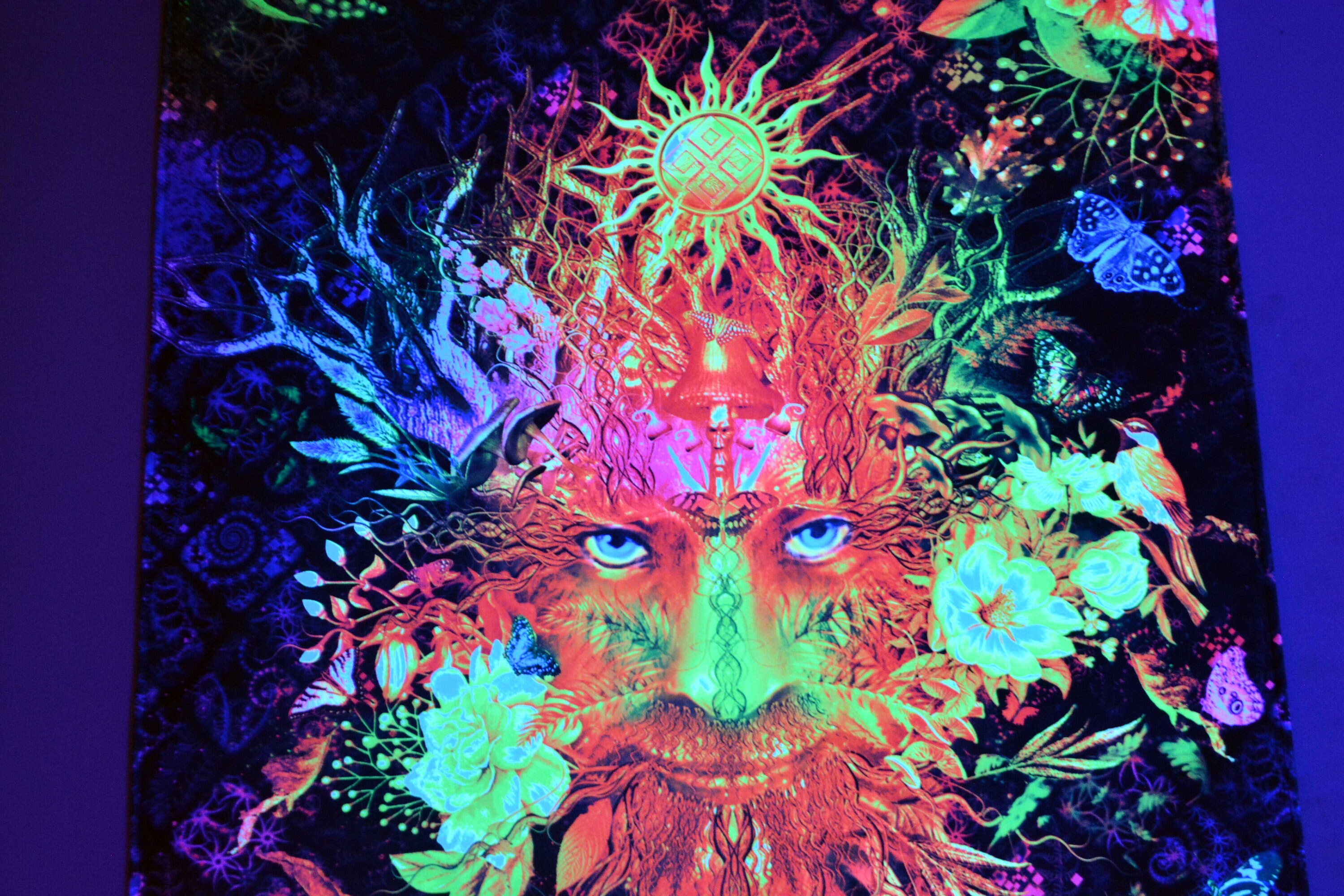 Spiritual Tapestry Forest Soul uv backdrop forest spirit  Etsy