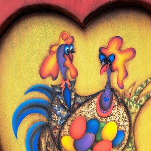 Portrait de famille traditionnel de poulets