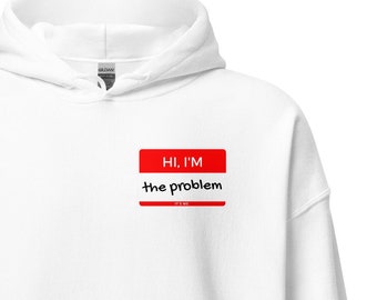 Antihero Taylor Swift hoodie || nametag || I'm the problem it's me