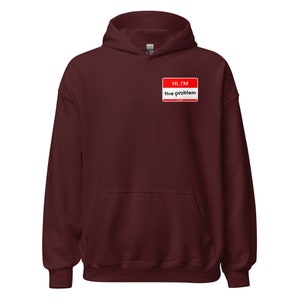 Antihero Taylor Swift hoodie || nametag || I'm the problem it's me