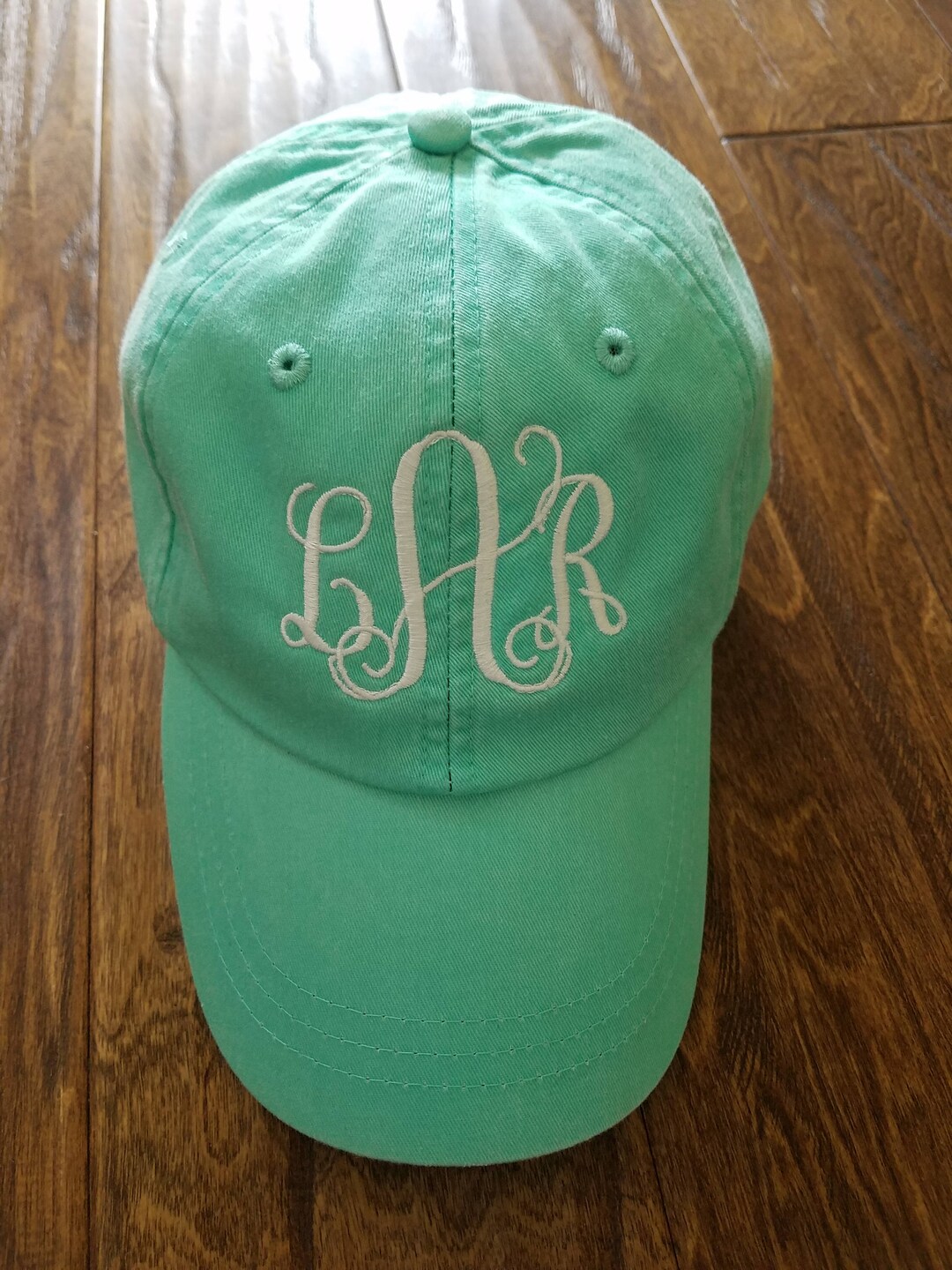 Monogram Monogram Hat Gift Pigment Dyed Custom Hat Etsy