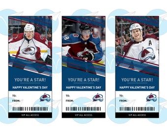 Customized Goalie Hockey Valentine Cards
