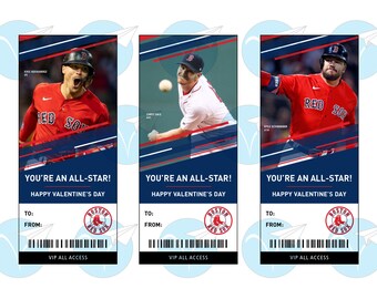 Red Sox Ticket - Etsy
