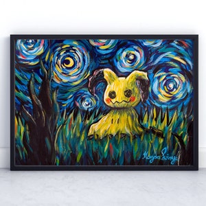 Pikachu and Eevee Framed Diamond Painting -  Hong Kong