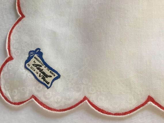 Vintage Handkerchief / Burmel Valentine - image 2