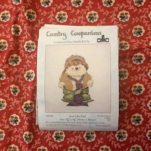 Kit de bordado Vintage Country Companions / Ouriço "Just Like Dad" / Gordon Frasier Gallery