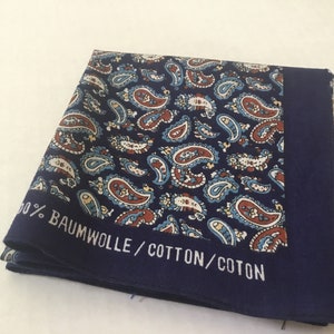 Vintage Bandana/ Allover Fancy Paisley