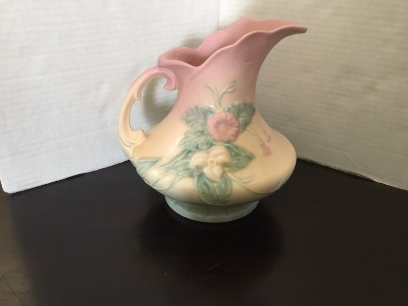Vintage Pitcher Hull Potteries Wildflowers
