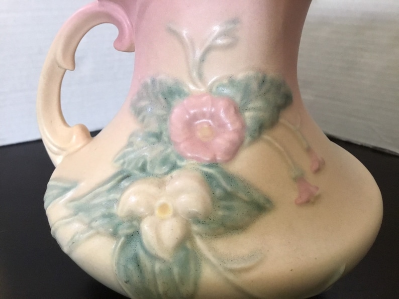 Vintage Pitcher Hull Potteries Wildflowers
