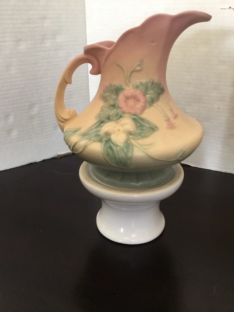Vintage Pitcher Hull Potteries Wildflowers