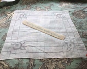 Vintage Handkerchief White on White Embroidery and Cutwork Something Blue