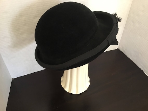 Vintage Black Hat / Henry G Ross Original - image 2