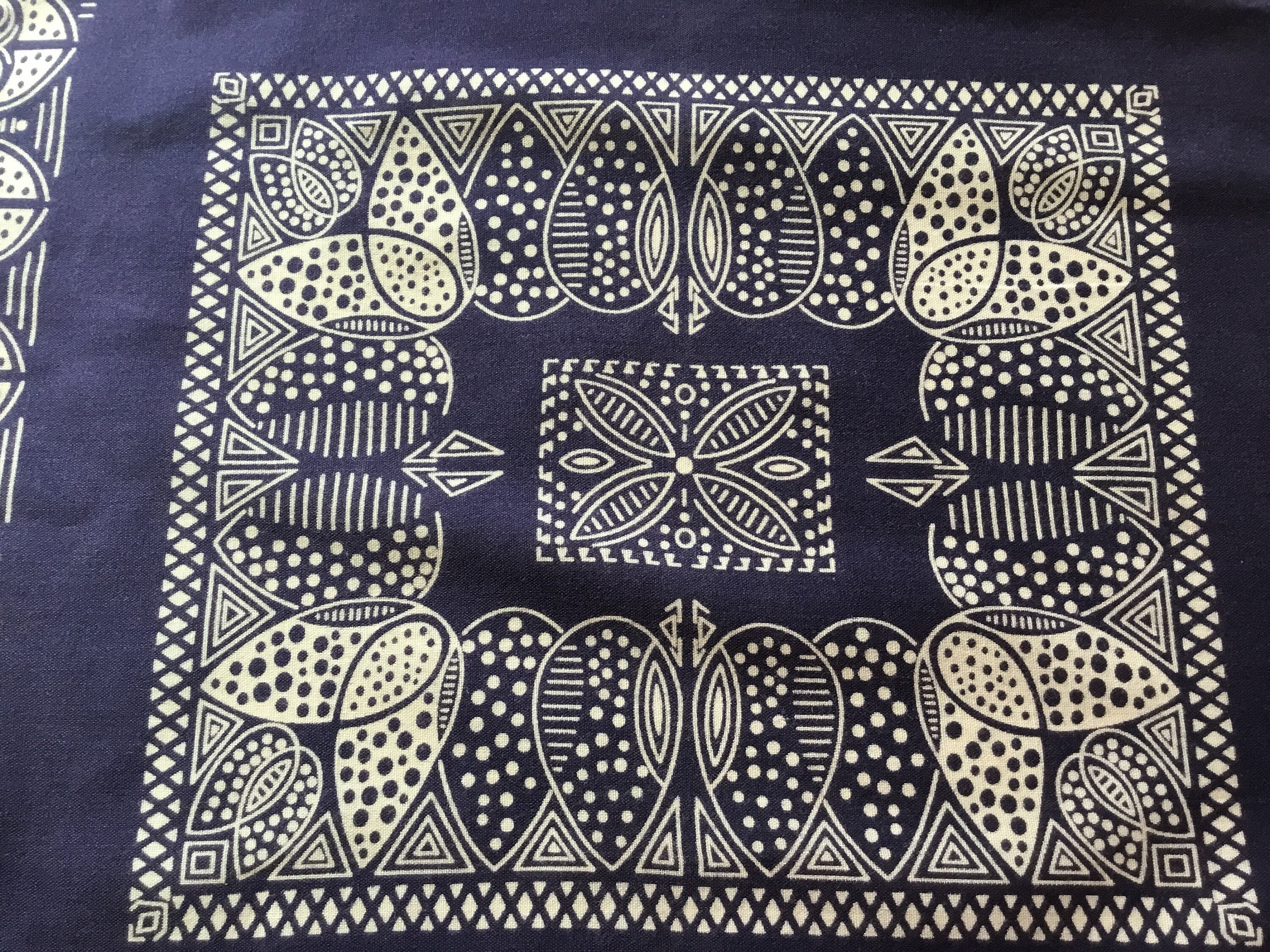 ヴィンテージバンダナ / パリブルー / RN 13960 - Etsy 日本