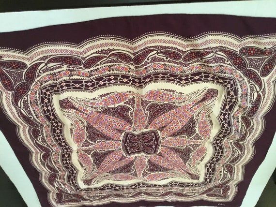 ヴィンテージシルクスカーフ / ペイズリー - Etsy 日本