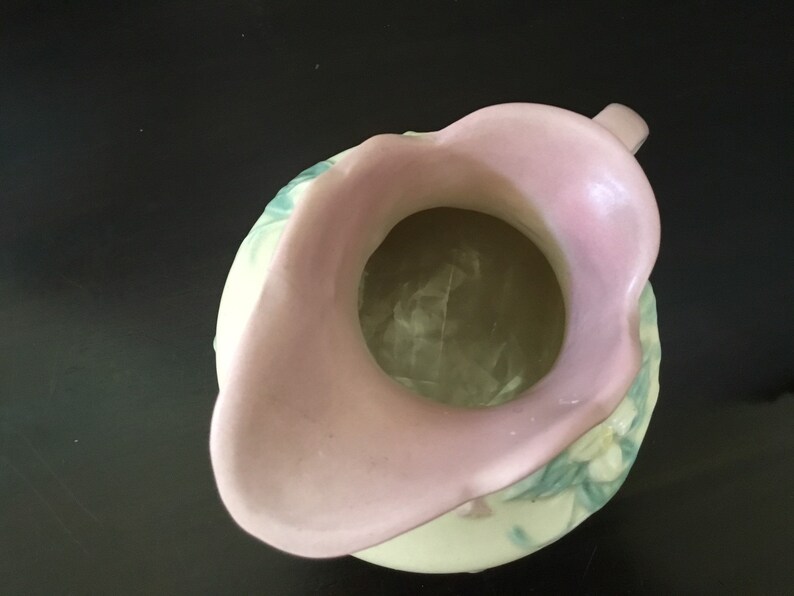 Vintage Pitcher Hull Potteries Wildflowers
