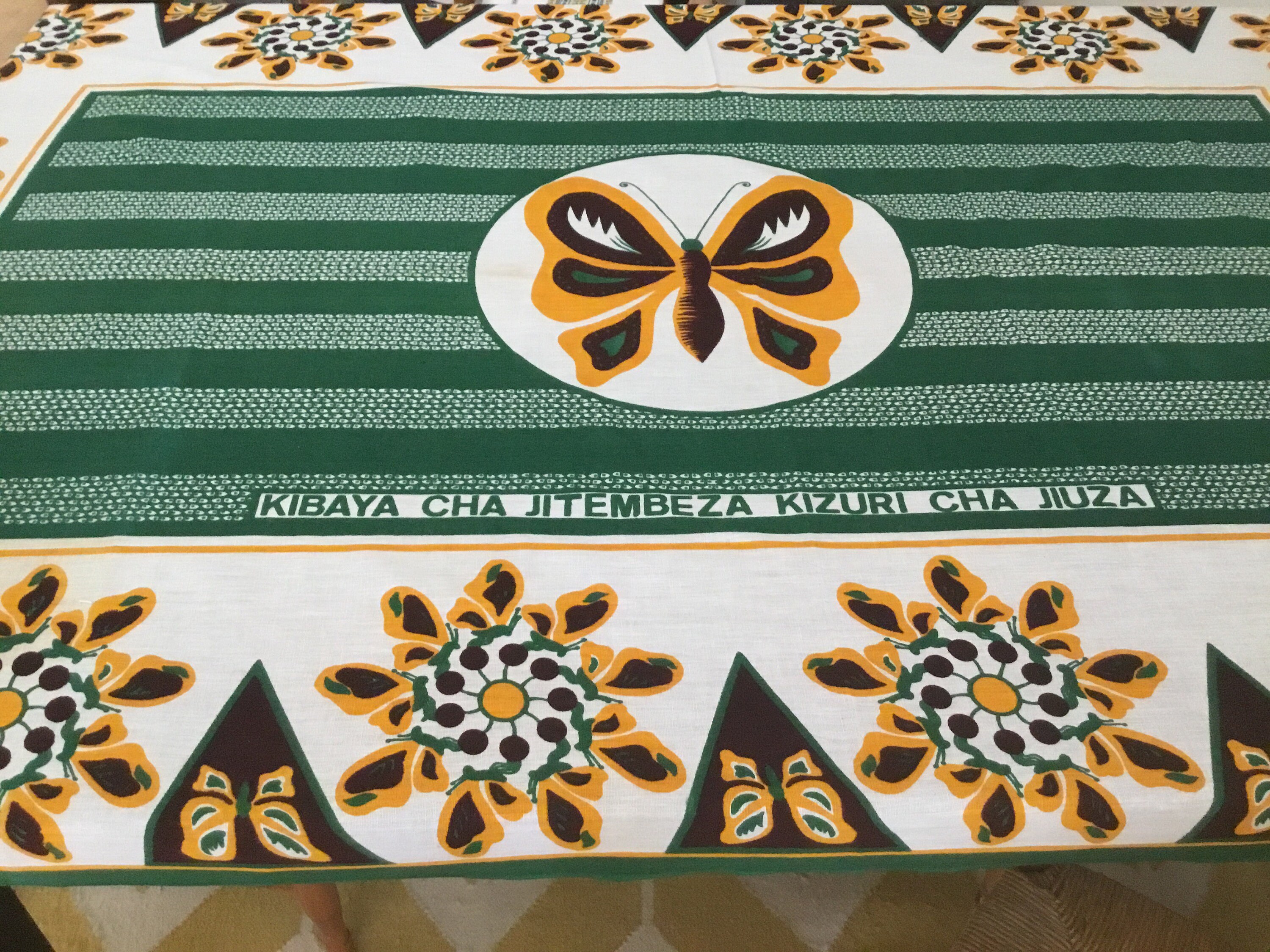 Fabric / Kenyan Khanga / Cotton Etsy