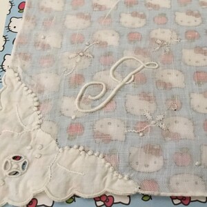 Vintage Handkerchief / Madeira Embroidery / Initial "G"