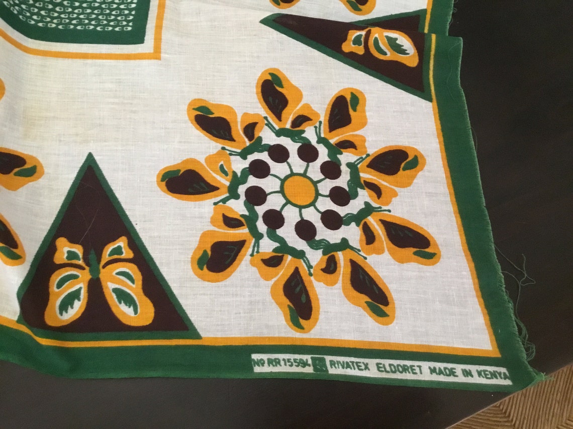 Fabric / Kenyan Khanga / Cotton Etsy