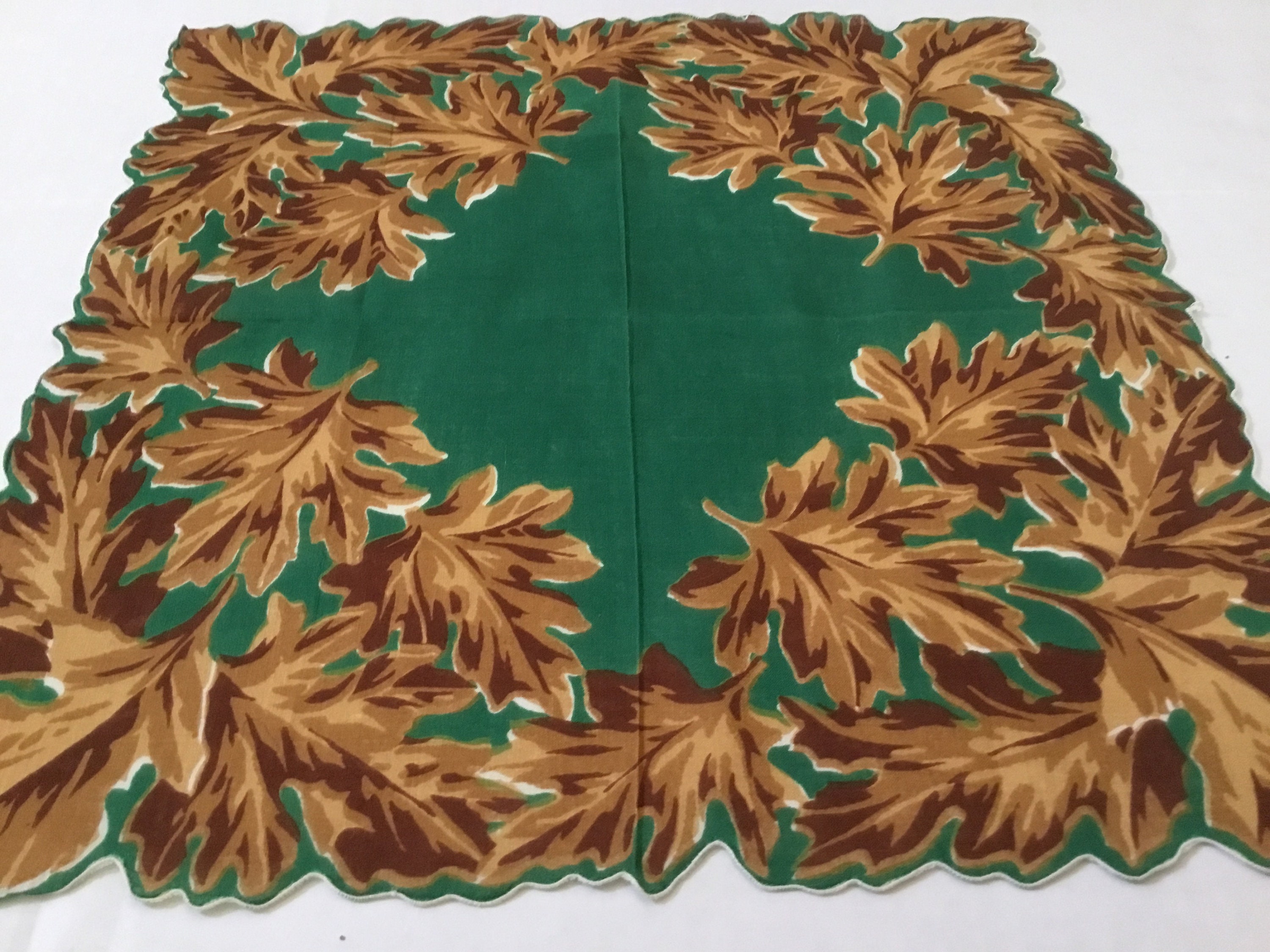 E.T. ハンカチ　ヴィンテージ FENDI ヴィンテージ ハンカチ ローマ織り 1925 イタリア 18 x 18