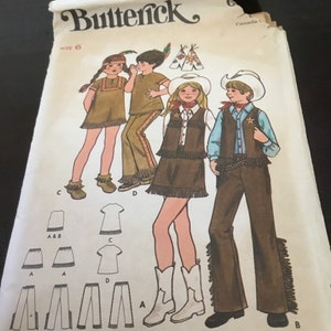 Vintage Sewing Pattern 6296 / Butterick Childrens Costume / “Size Small”