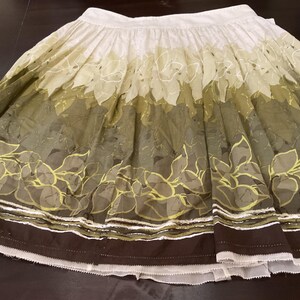 Vintage Cotton Summer Skirt / By Alfani