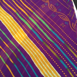 Vintage SEIDE Stoff / Midcentury Farben und Design / 2 1/2 Yards