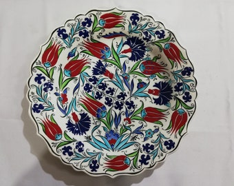Special hand made ceramic wall plate