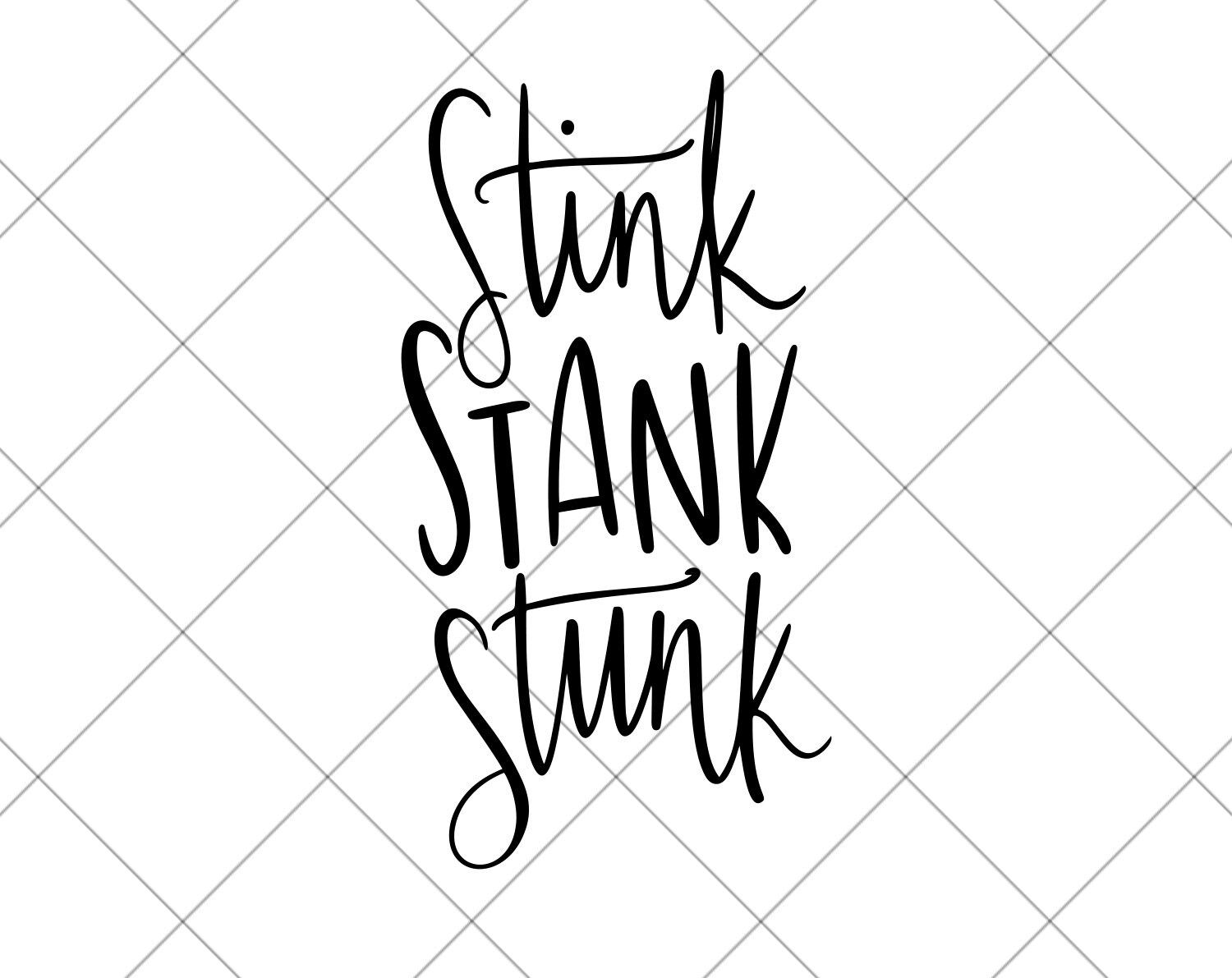 Stink Stank Stunk Christmas Digital Cut File Cricut Silhouette SVG - Etsy
