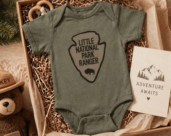 National Park Baby | Little National Park Ranger Bodysuit | National Parks Baby Junior Park Shirt | Nursery Shower Gift | Camp Outdoors