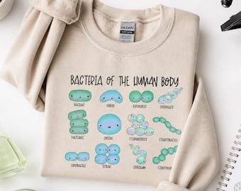 Microbiology Sweatshirt | Bacteria Sweatshirt | Infection Control Nurse | Microbiology Gift | Infectious Disease Shirt | Science Teacher
