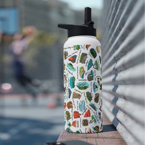 National Park Stainless Steel Water Bottle US Parks Travel Road Trip Camping Tumbler Gift for Outdoor Lover Hiking Waterbottle 32oz