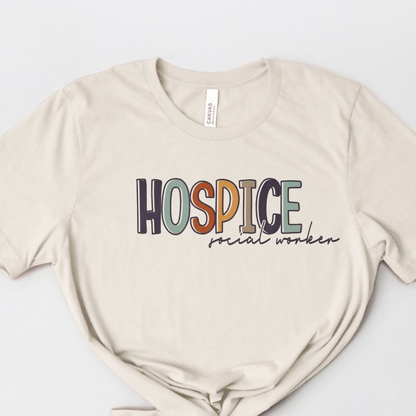 Hospice Social Worker Shirt | Social Work Msw Gift Tshirt | Licensed SW Cute Women's Appreciation Graphic Tee | ACHP-SW New Grad Gifts