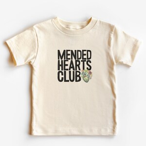 Mended Heart Club Shirt | Heartiversary CHD Heart Warrior Tshirt | Congenital Heart Defect Baby Surgery Gift | CHD Awareness Zipper Club Tee