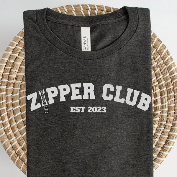 Custom Heart Surgery Shirt | Zipper Club Open Heart TShirt | Personalized Funny Cardiac CHD Tee | Surgery Care Package | Custom Gift Friend