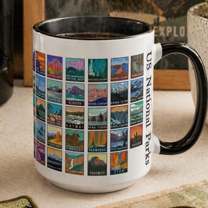 National Parks Coffee Mug - Etsy