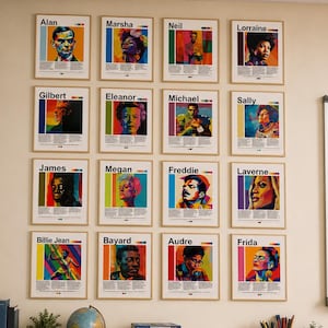 Tablero de anuncios retro del Mes del Orgullo / Material imprimible para líderes LGBTQIA+ / Pósteres del Mes de la Historia LGBT / Decoración imprimible inclusiva para el aula