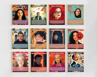 Arab American Literature Bulletin Board | Arab American Heritage Month Poster Set | ELA Classroom Decor | Authors, Writers, and Poets