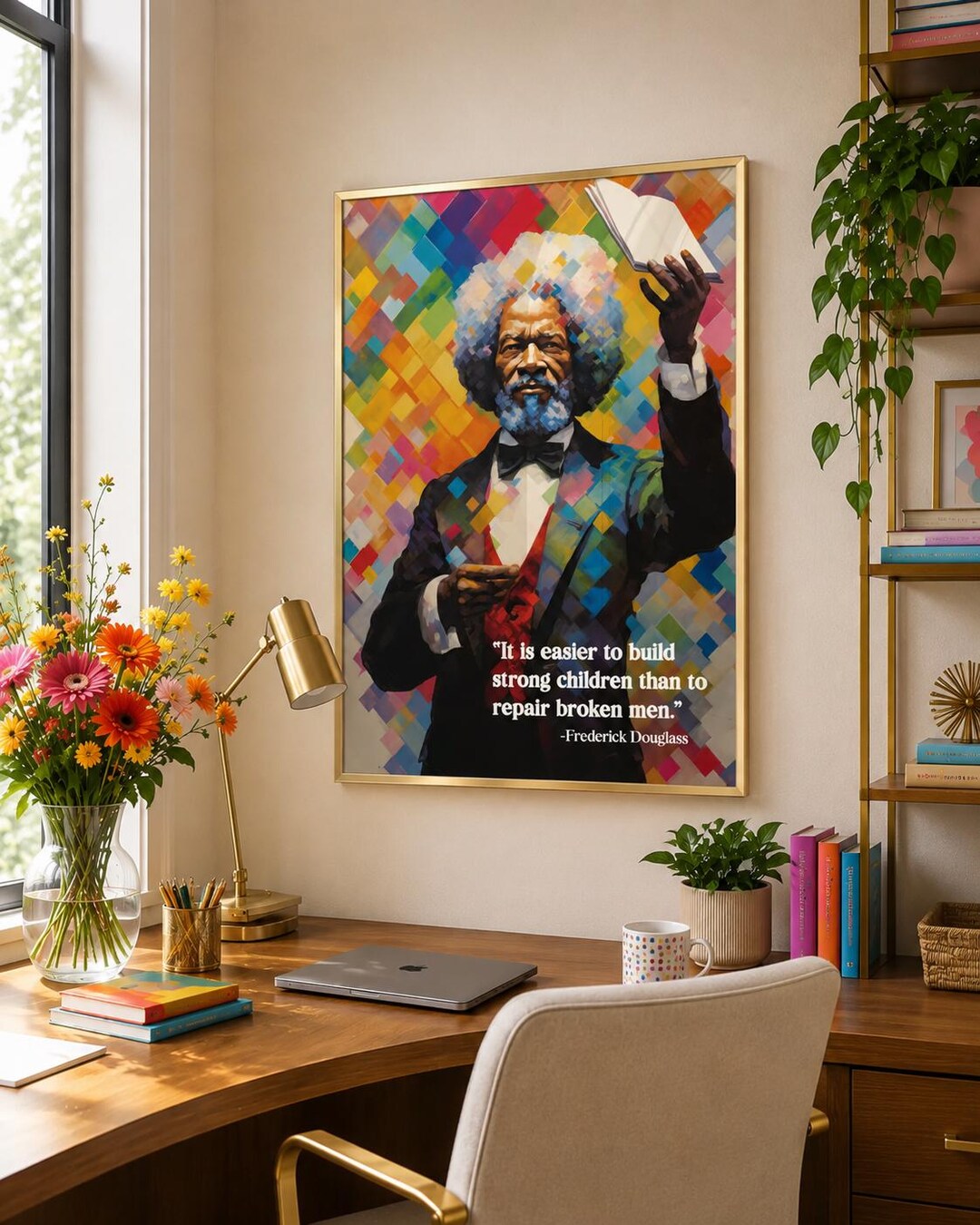 Frederick Douglass Digital Art Print | African American Black History ...