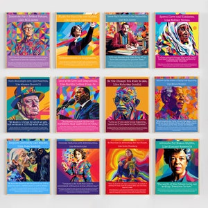 Inspirational Quotes Posters | Motivational Bulletin Board Set | High School Middle School Classroom Wall Art | Growth Mindset Poster Kit