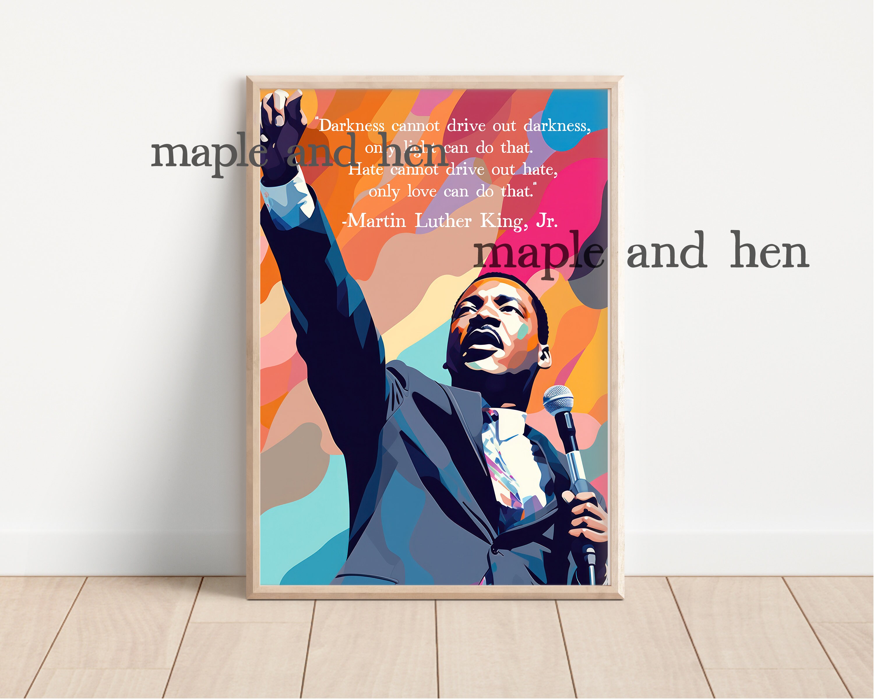 Martin Luther King, Jr Digital Art Print | Black History Month ...
