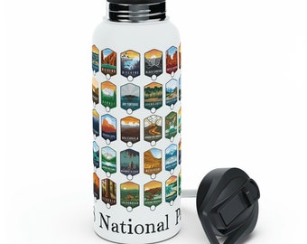 Shop National Park Welcome 32oz. Insulated Water Bottle – Parks Project