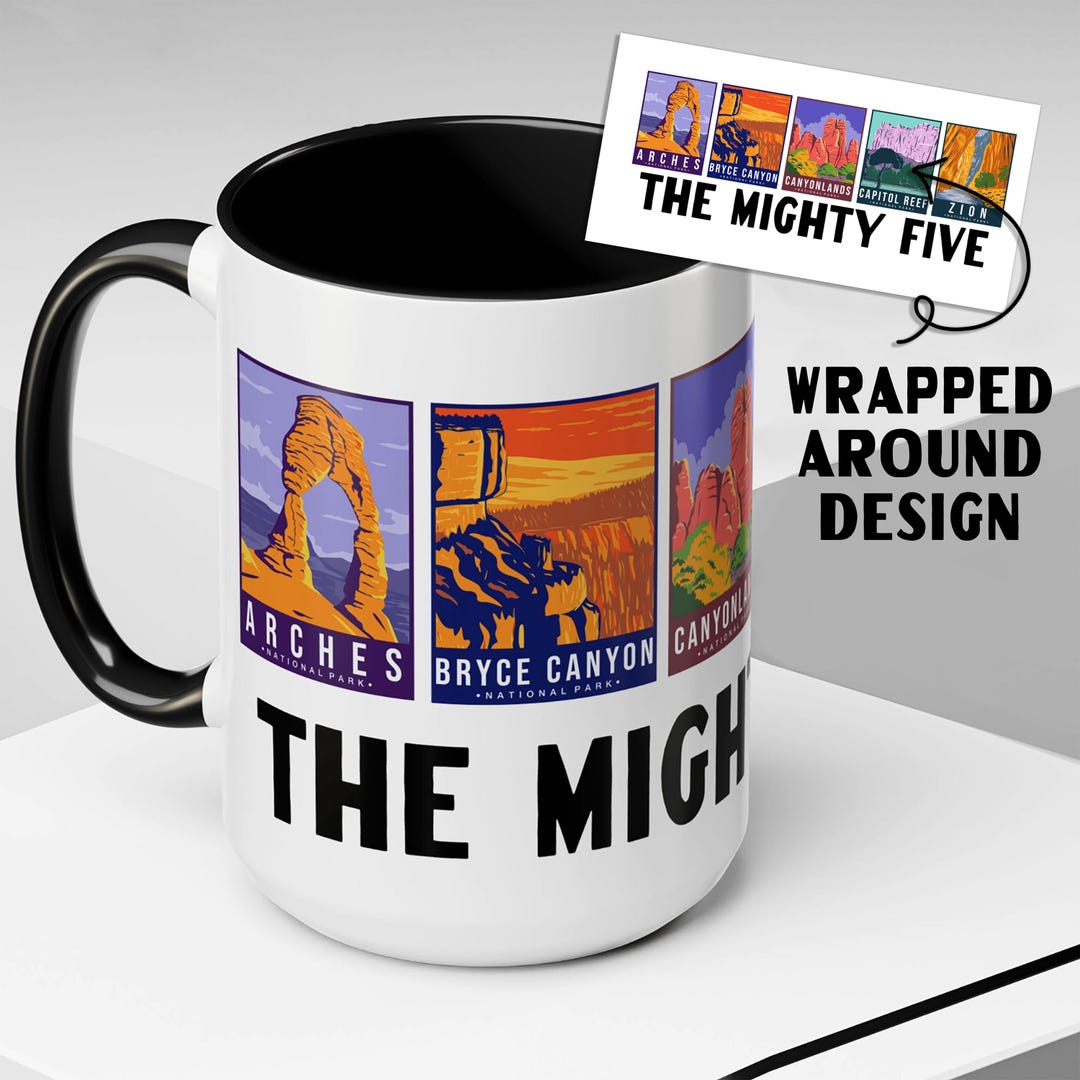 14 ounce wooden coffee mug Pottery Mug