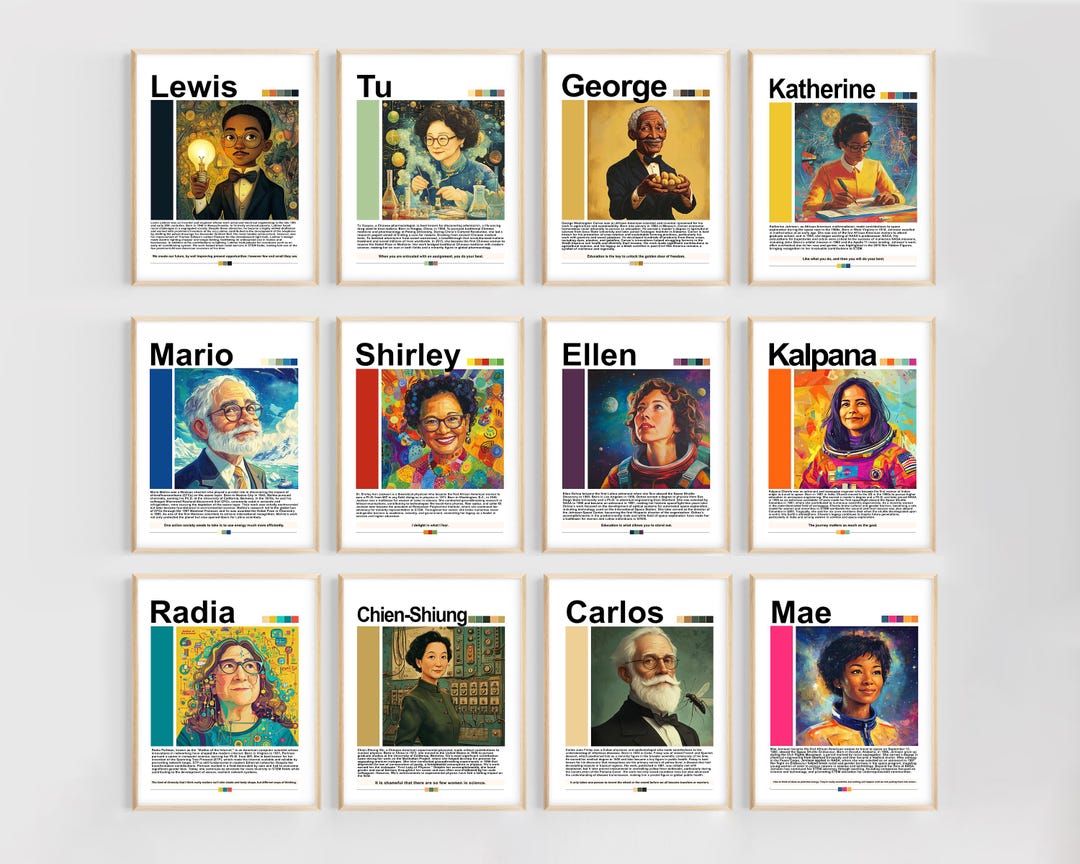 Minorities in STEM Bulletin Board | Scientists Mathematicians Posters ...