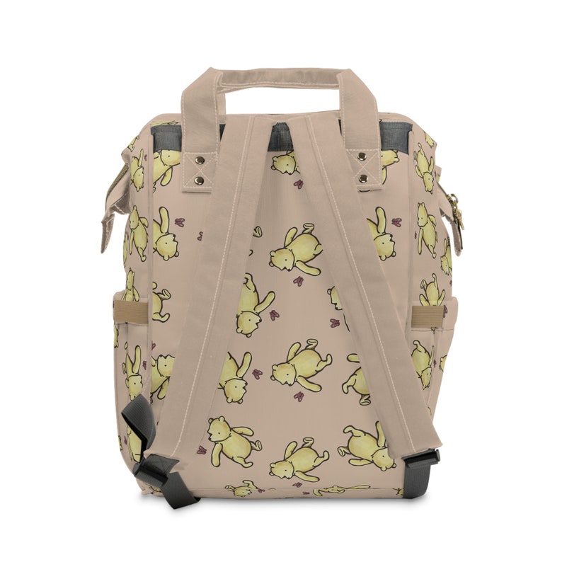 Winnie the Pooh Diaper Bag | Personalized Classic Pooh Multifunctional | Baby Shower Gift | Baby Backpack Diaper Bag | Baby Bags for Girls image 6