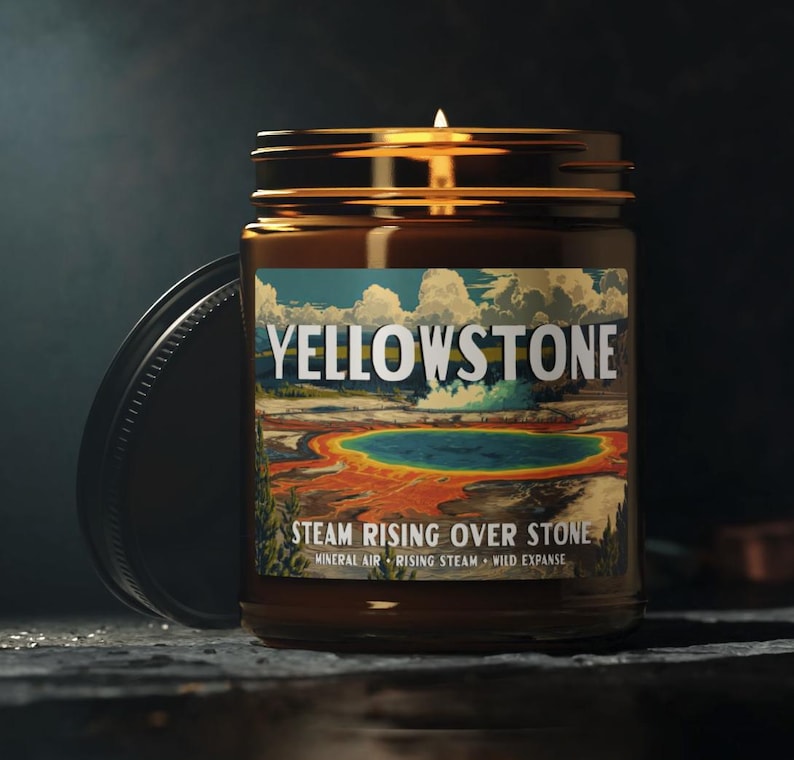 MapleAndHen Yellowstone National Park Candle