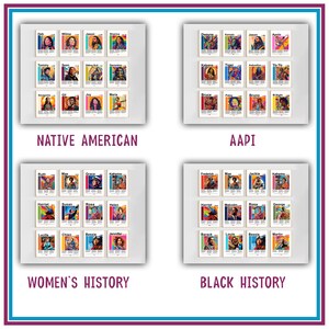 Heritage Month Poster Bundle | History Month Bulletin Board | Black and ...