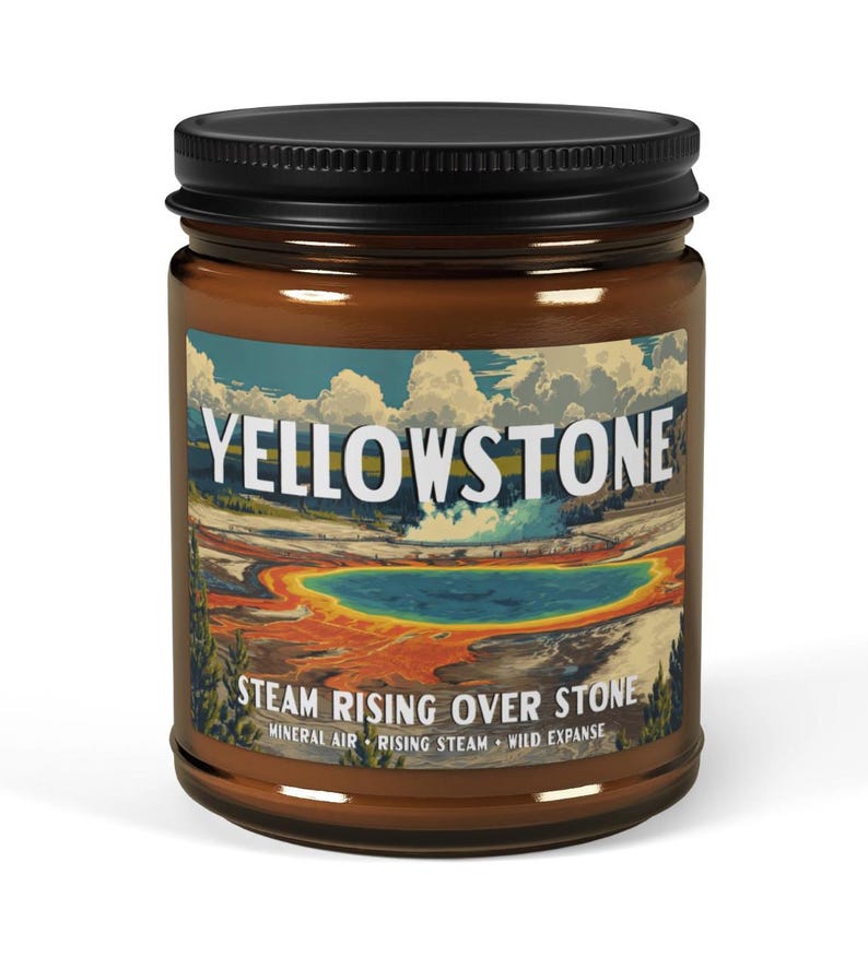 MapleAndHen Yellowstone National Park Candle - Thumbnail 2