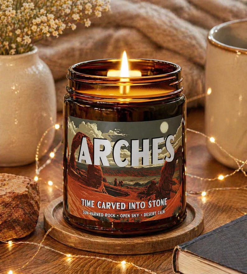 MapleAndHen Arches National Park Candle - Thumbnail 5