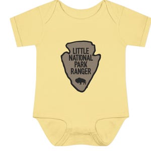 National Park Baby | Little National Park Ranger Bodysuit | National Parks Baby Junior Park Shirt | Nursery Shower Gift | Camp Outdoors Banana
