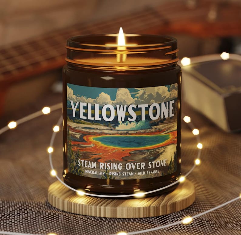 MapleAndHen Yellowstone National Park Candle - Thumbnail 4